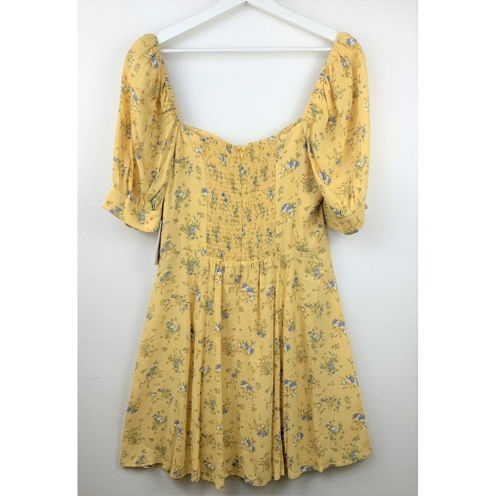 NWT Reformation Lillet Floral Mini Dress Size 12 - Picture 5 of 15